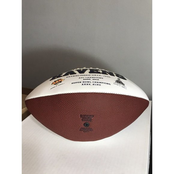 TYLER HUNTLEY SIGNED FOOTBALL BALTIMORE RAVENS Logo Autographed - Picture 5 of 6